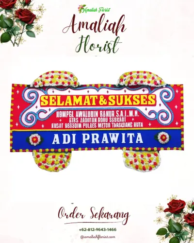 Karangan Bunga Ucapan Selamat ungkal